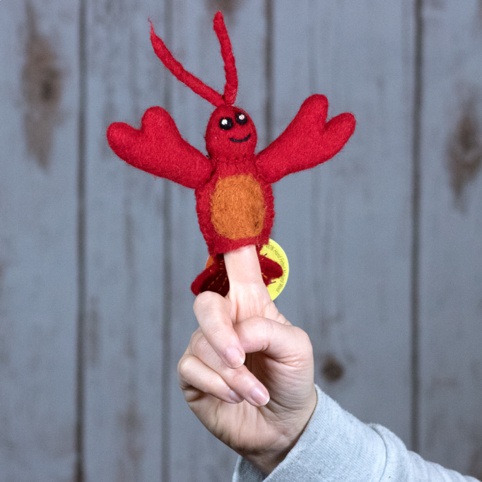 Lobster Ornament and Finger Puppet