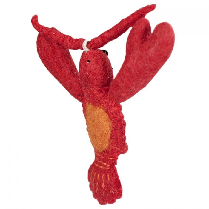 Lobster Ornament and Finger Puppet