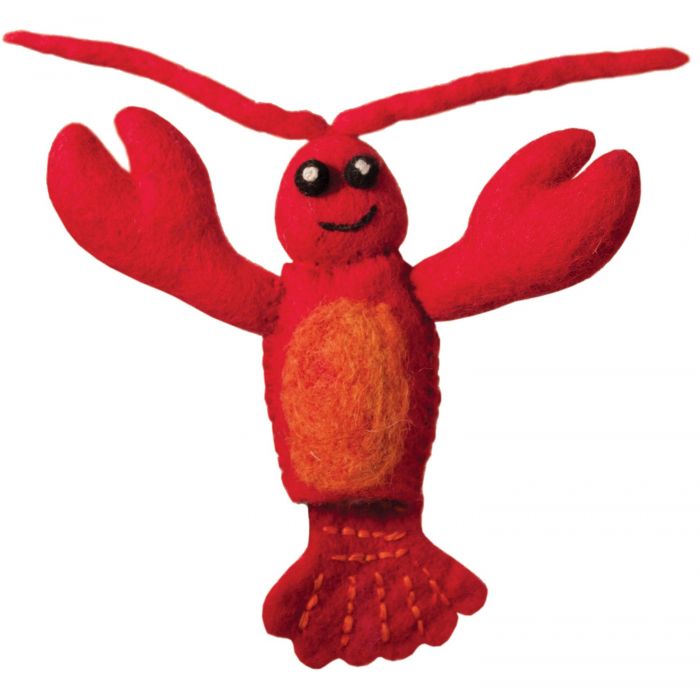 Lobster Ornament and Finger Puppet