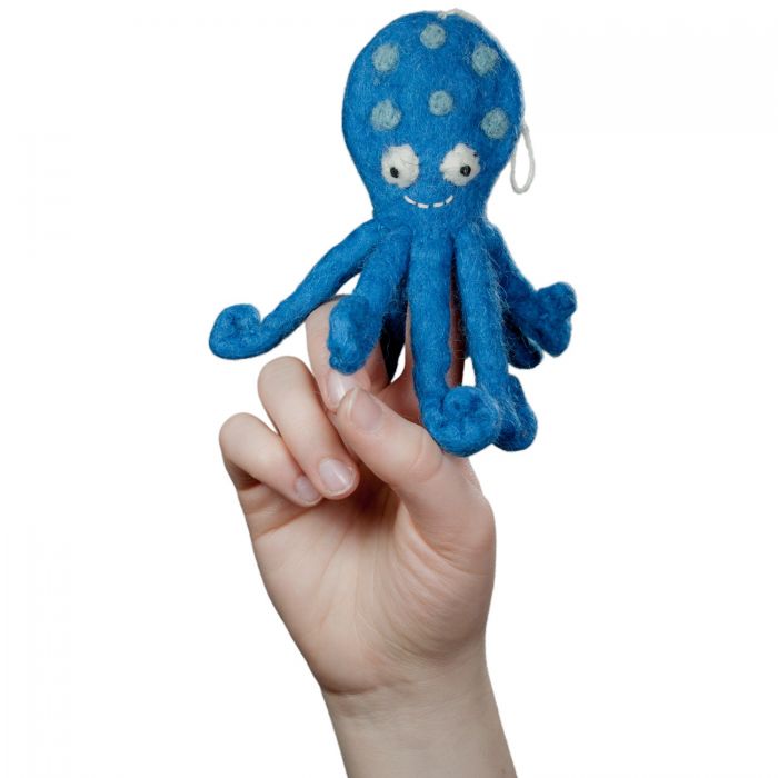 Octopus Ornament and Finger Puppet