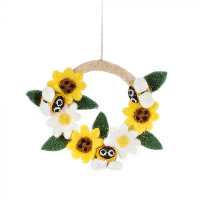 Bee Wreath Ornament