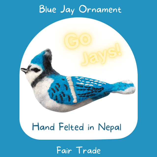 Blue Jay Ornament