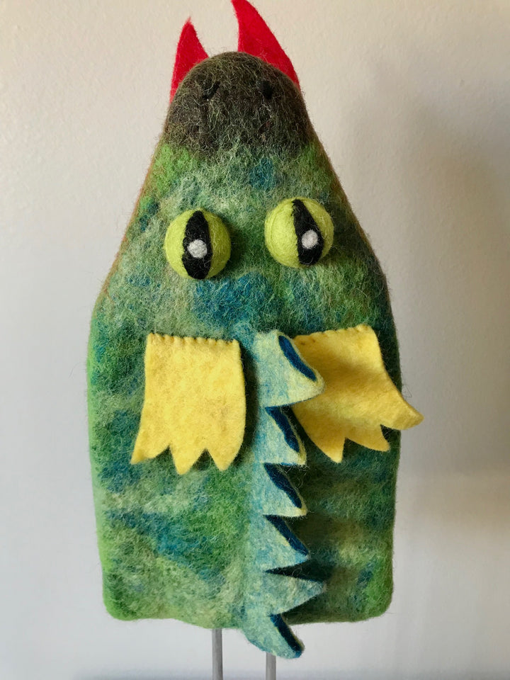 Dragon Wool Hand Puppet