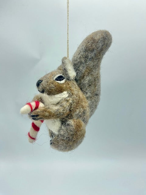 Holiday Squirrel Ornament