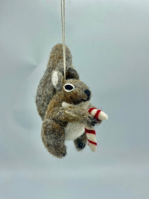 Holiday Squirrel Ornament