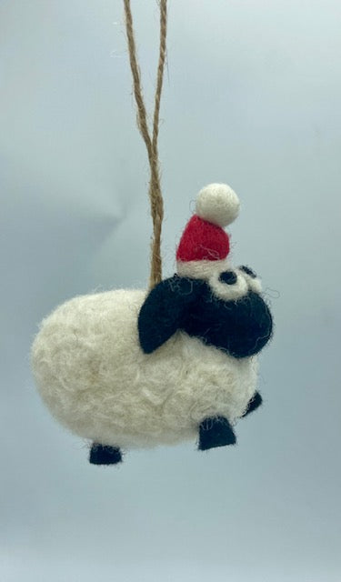 Small Sheep with Red Hat