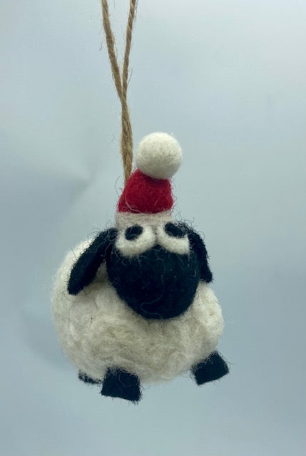 Small Sheep with Red Hat