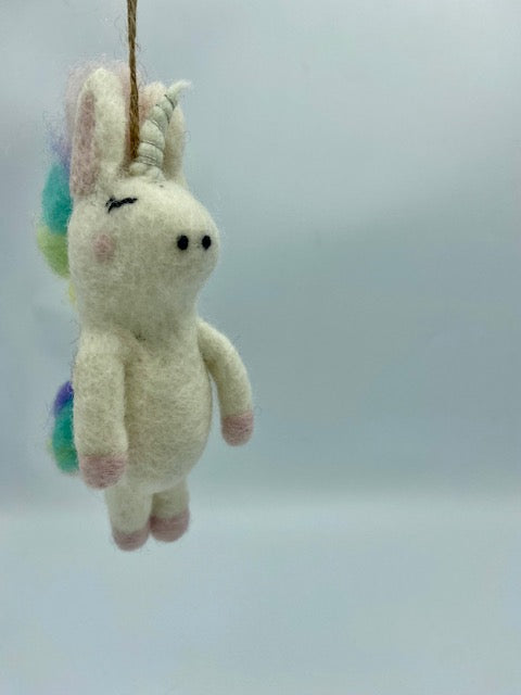 Standing Unicorn Ornament