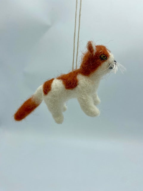 Tabby Cat Ornament