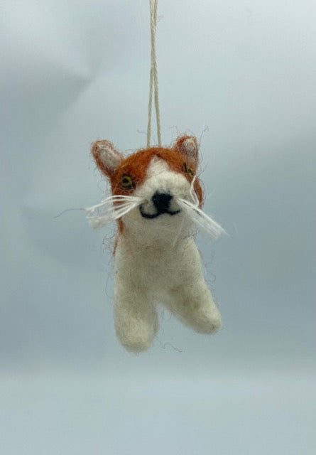 Tabby Cat Ornament