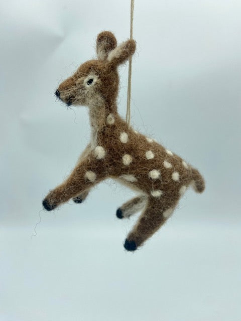 Spotted Deer Ornament