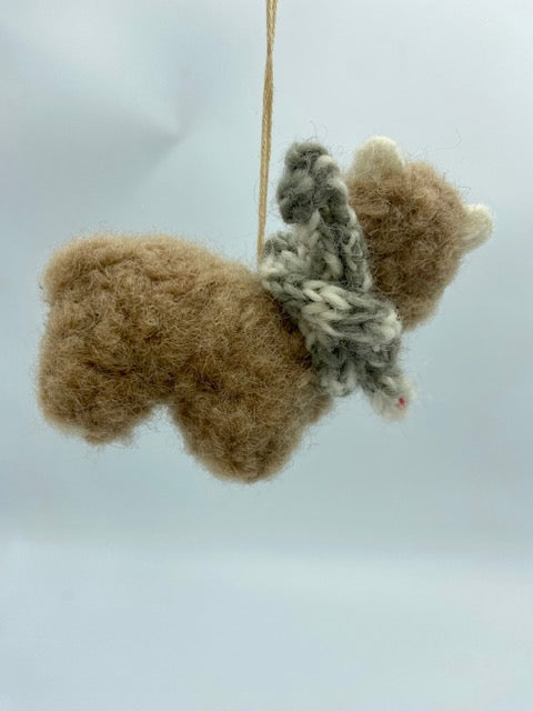 Small Alpaca Ornament