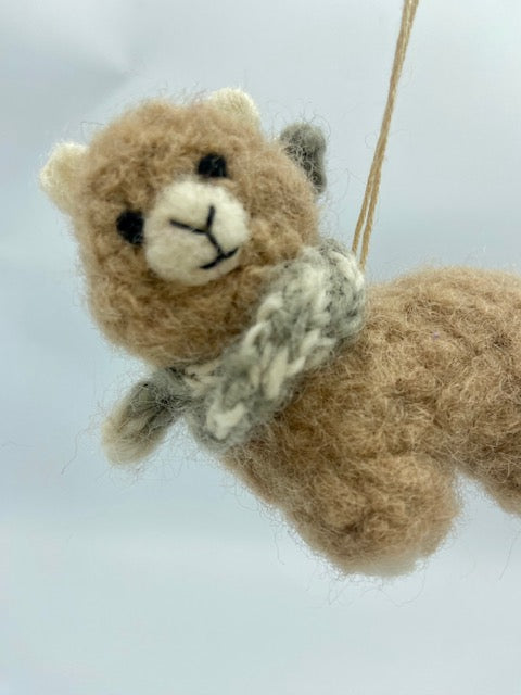 Small Alpaca Ornament