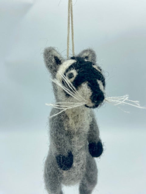 Raccoon Ornament