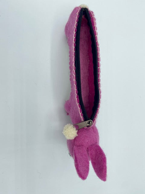 Pink Bunny Pencil Case