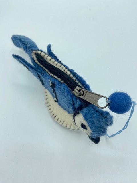 Blue Jay Small Coin Purse