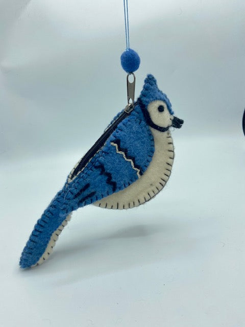 Blue Jay Small Coin Purse