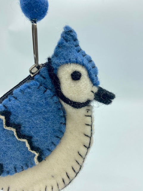 Blue Jay Small Coin Purse