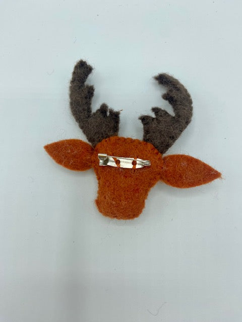 Hand Felted Brooches - Deer