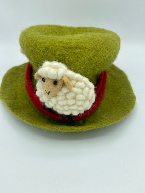 Hand Felted Brooches - Full Body Sheep