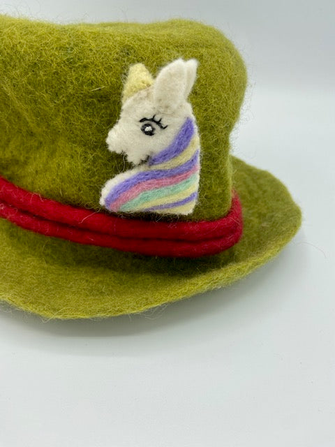 Hand Felted Brooches - Unicorn