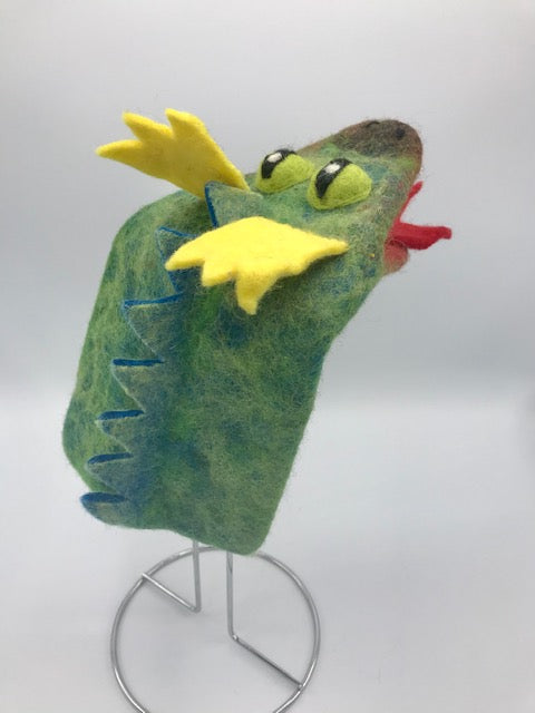 Dragon Wool Hand Puppet