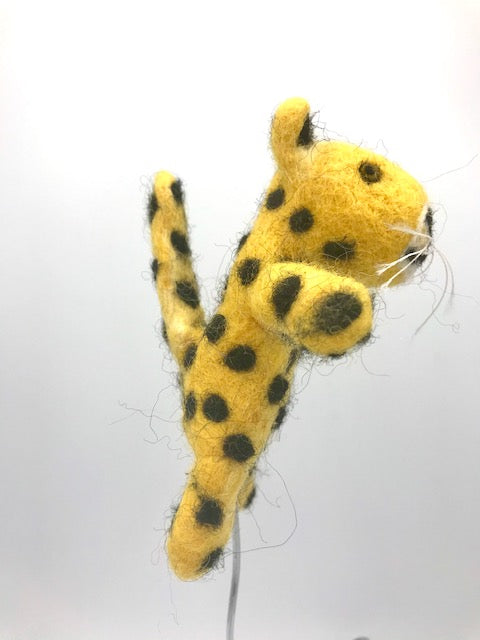 Spotted Leopard Finger Puppet