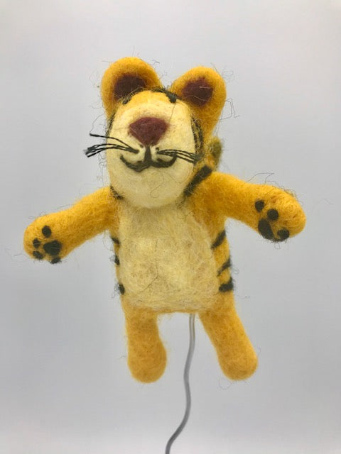 Tiger Finger Puppet