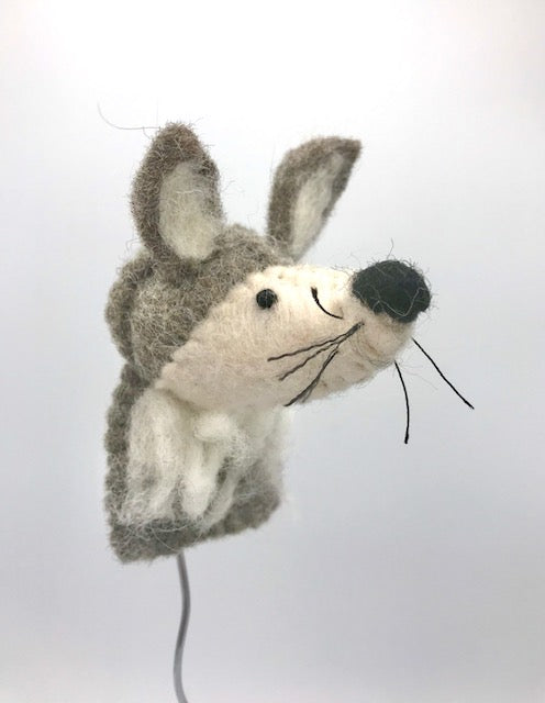 Wolf Finger Puppet