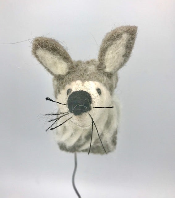 Wolf Finger Puppet