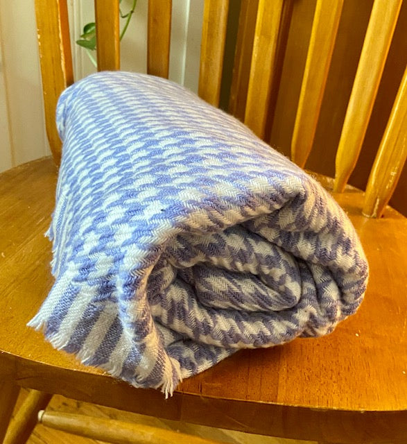 Lavender Wool-Cashmere Blanket