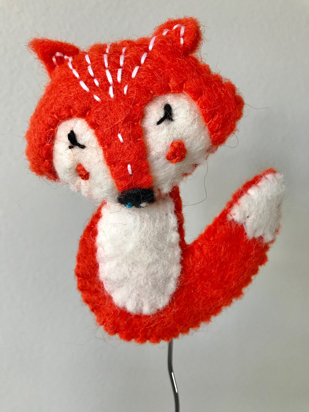 Orange Fox Finger Puppet