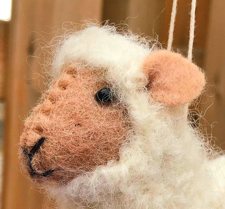 White Sheep Ornament