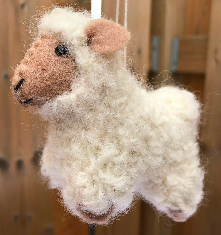 White Sheep Ornament