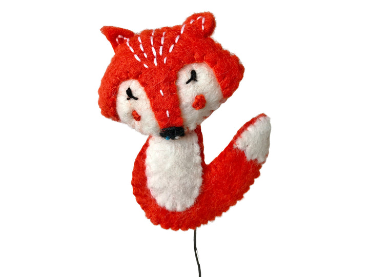 Orange Fox Finger Puppet